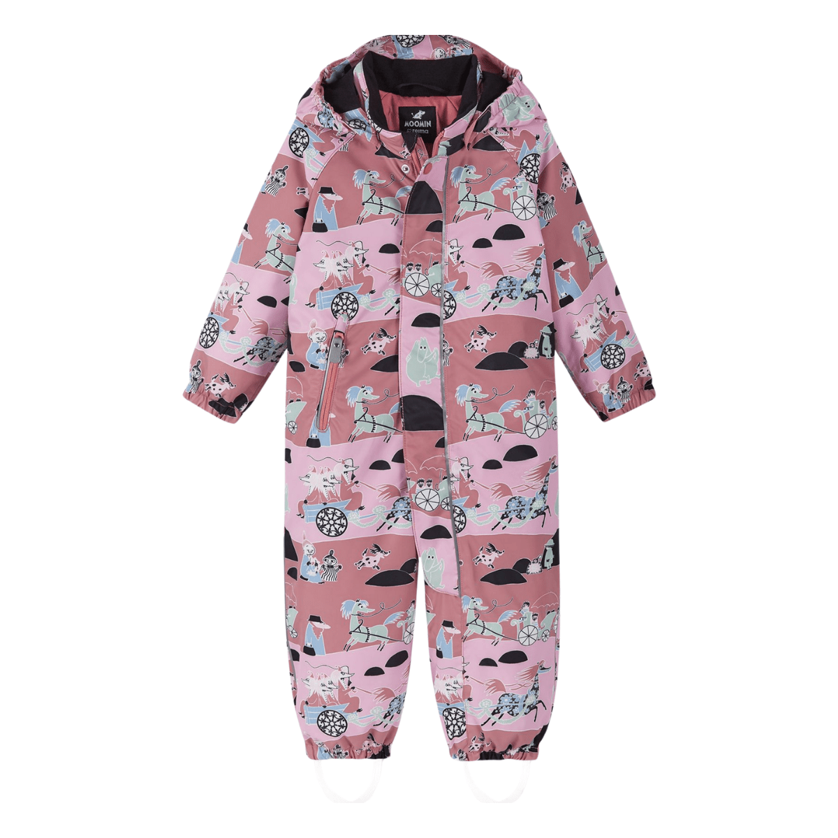 Reima - Vinterdress Baby Moomin Puhuri Rose Blush - Guttelus.no