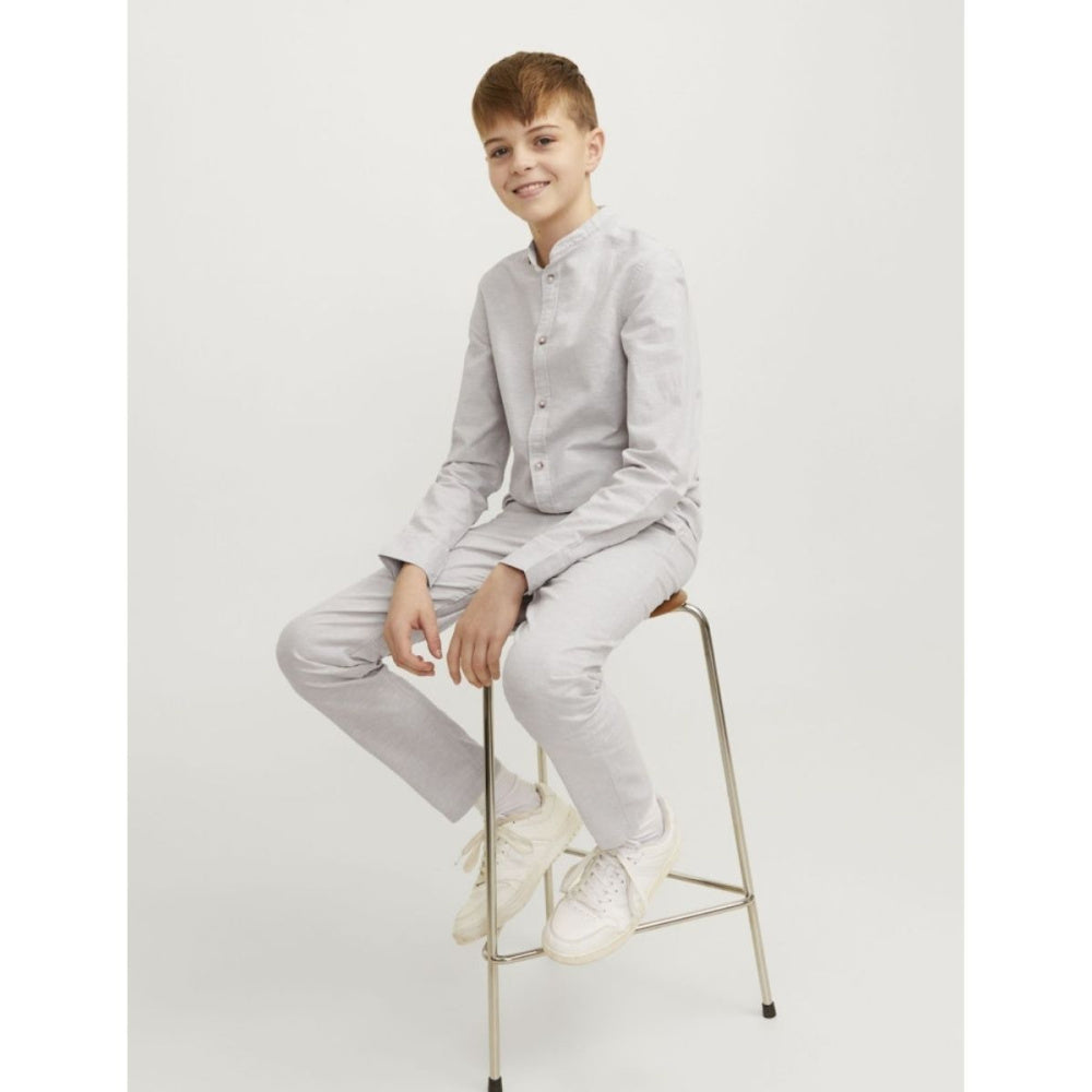 Jack & Jones - Linbukse Klassisk Crockery Melange