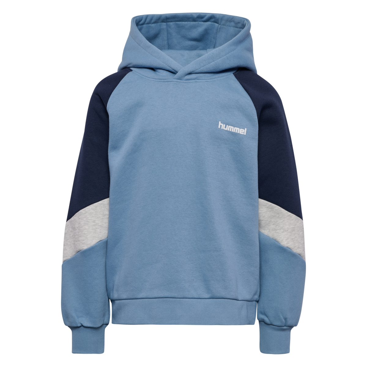 Hummel - Hettegenser Jr Loose Blocked Faded Denim