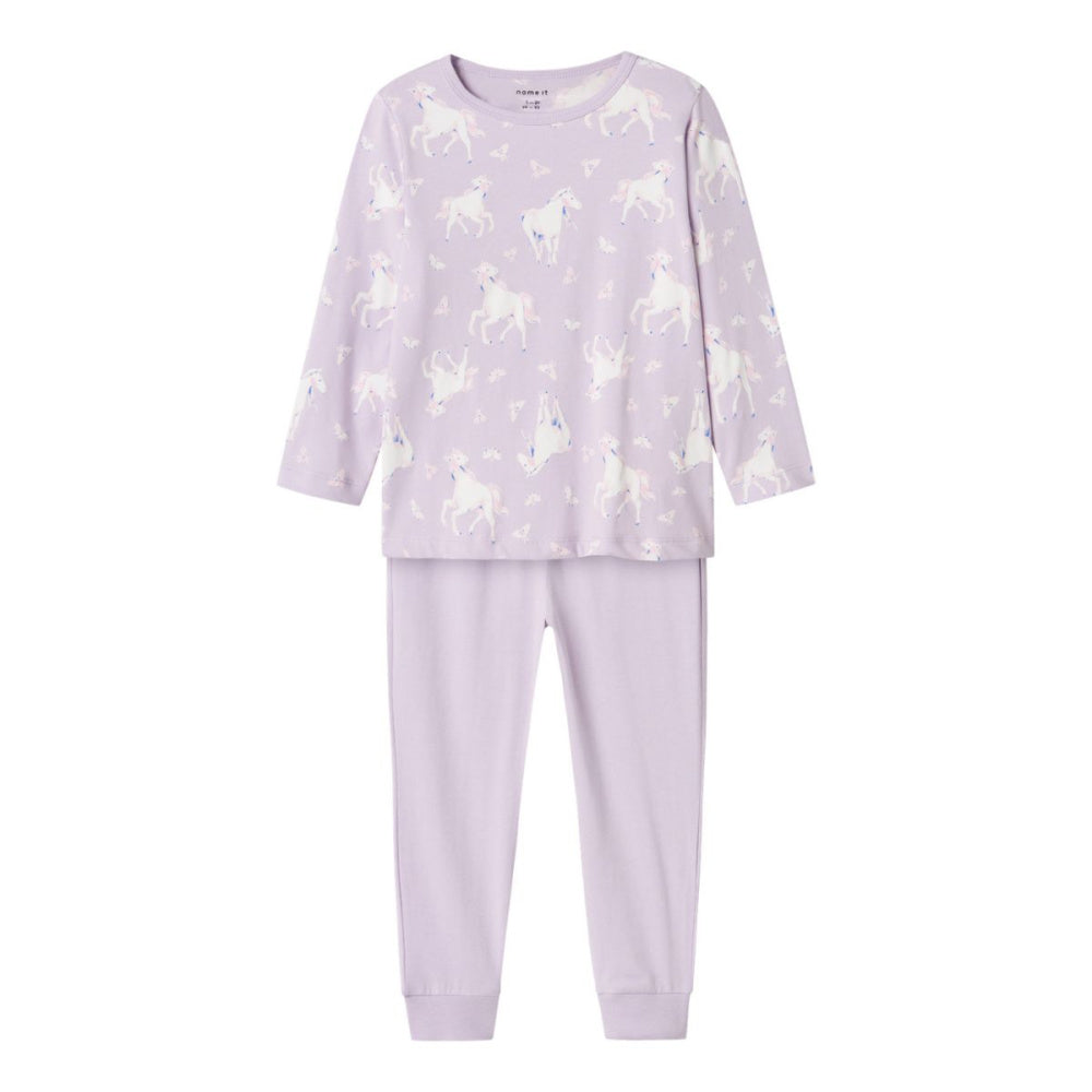 Name It - 2-Delt Pysj Horse Pastel Lilac
