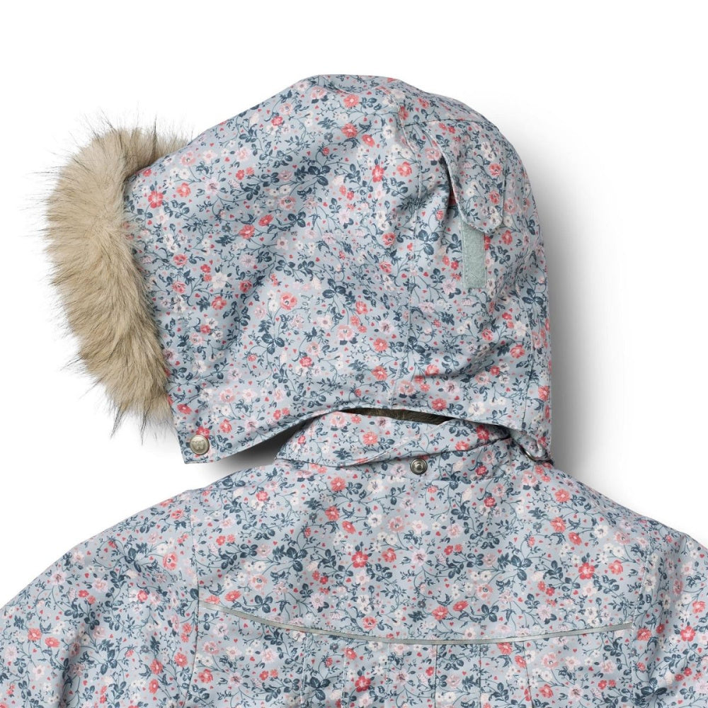 Wheat - Vinterjakke Mathilde Tech Soft Rain Flowers