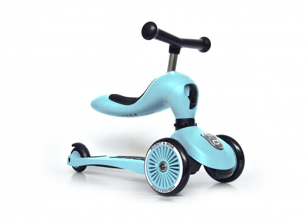 Scoot & Ride - Sparkesykkel Highwaykick 1 Blueberry - Guttelus