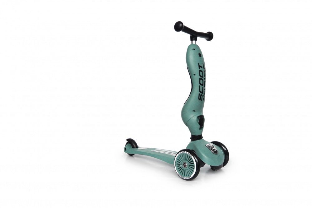 Scoot & Ride - Sparkesykkel Highwaykick 1 Forest - Guttelus