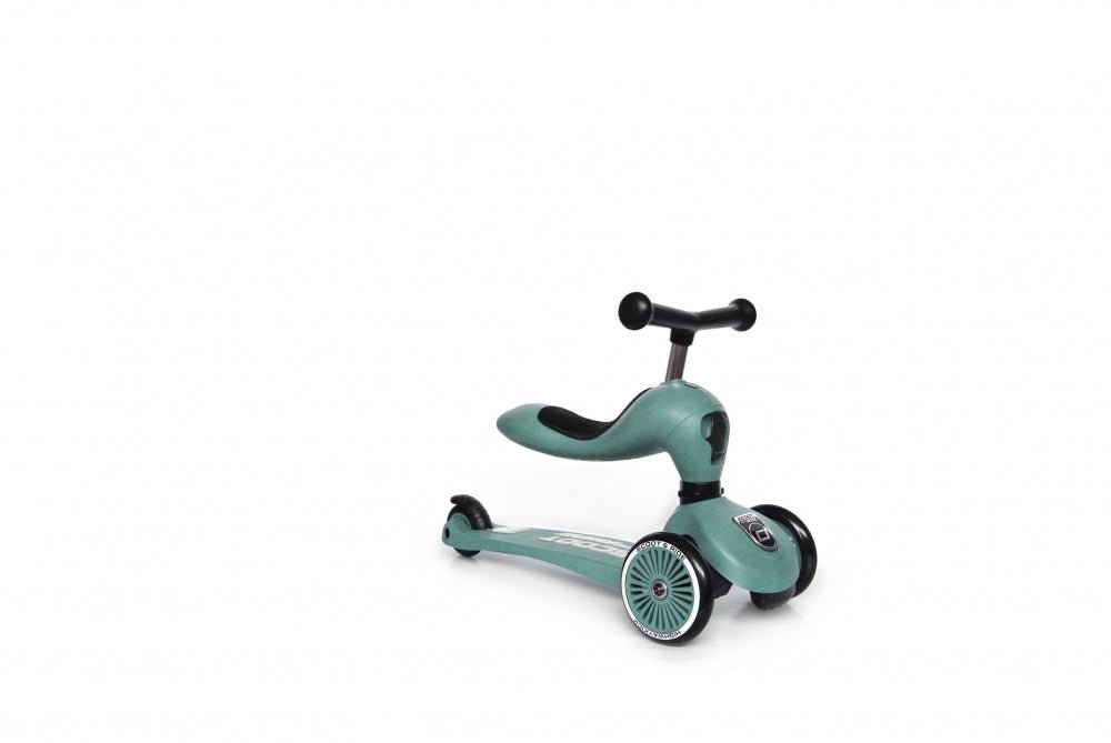 Scoot & Ride - Sparkesykkel Highwaykick 1 Forest - Guttelus