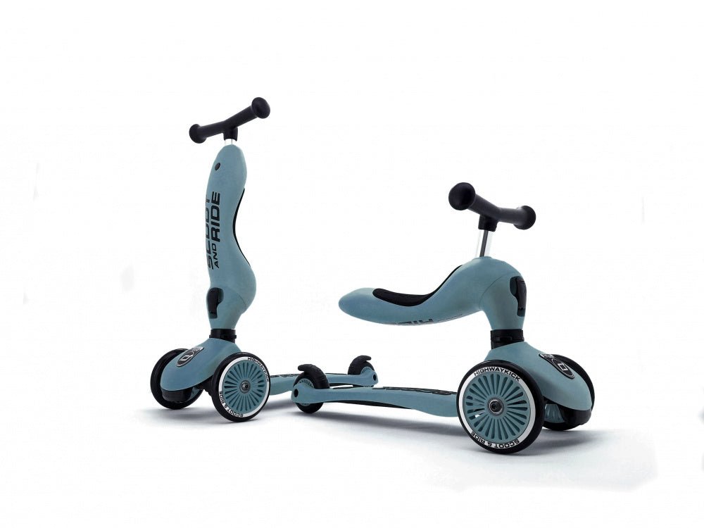 Scoot & Ride - Sparkesykkel Highwaykick 1 Steel - Guttelus