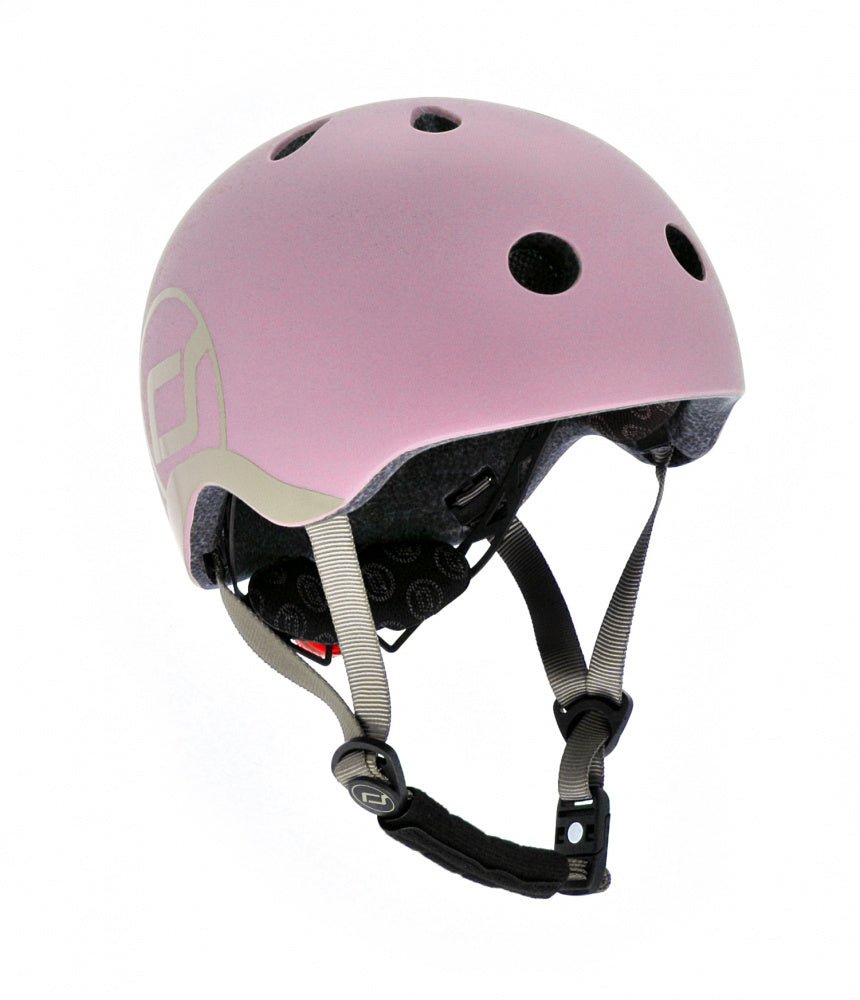 Scoot & Ride - Sykkelhjelm (45-51cm) Rose - Guttelus.no