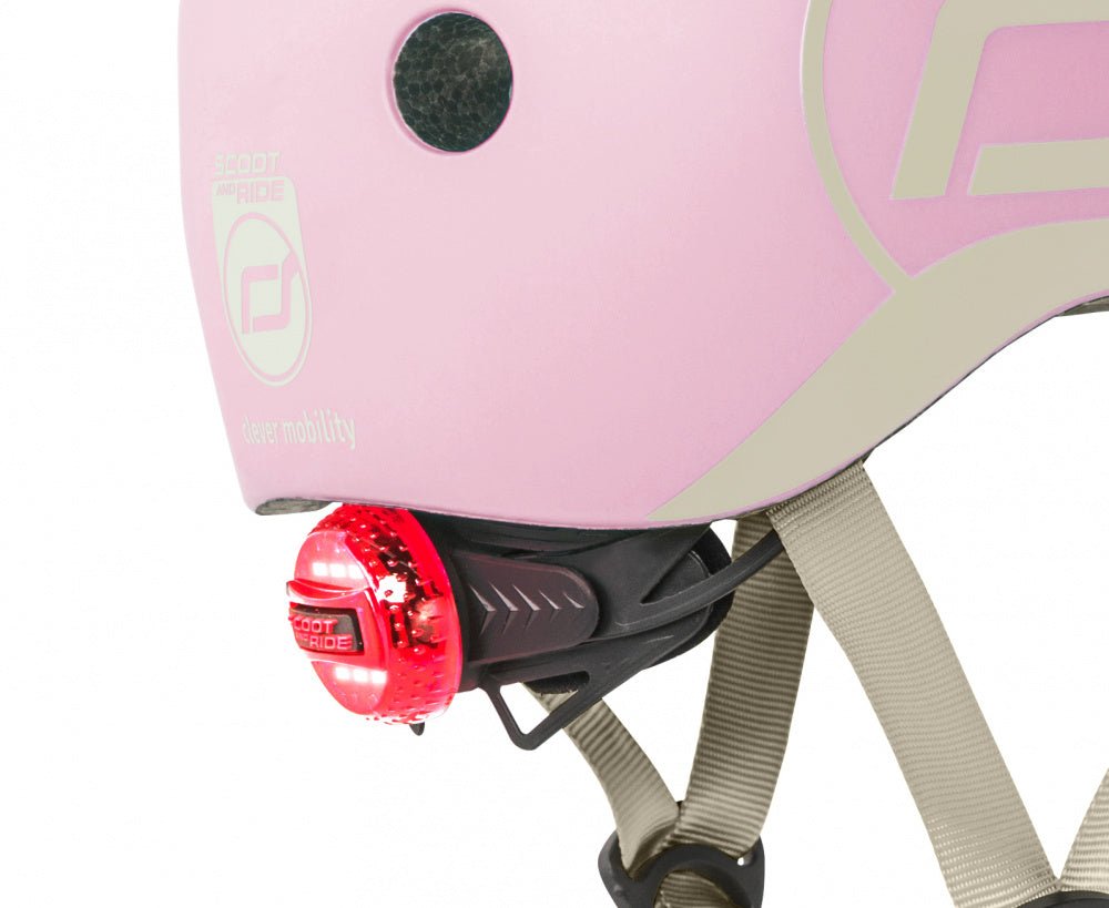 Scoot & Ride - Sykkelhjelm (45-51cm) Rose - Guttelus.no