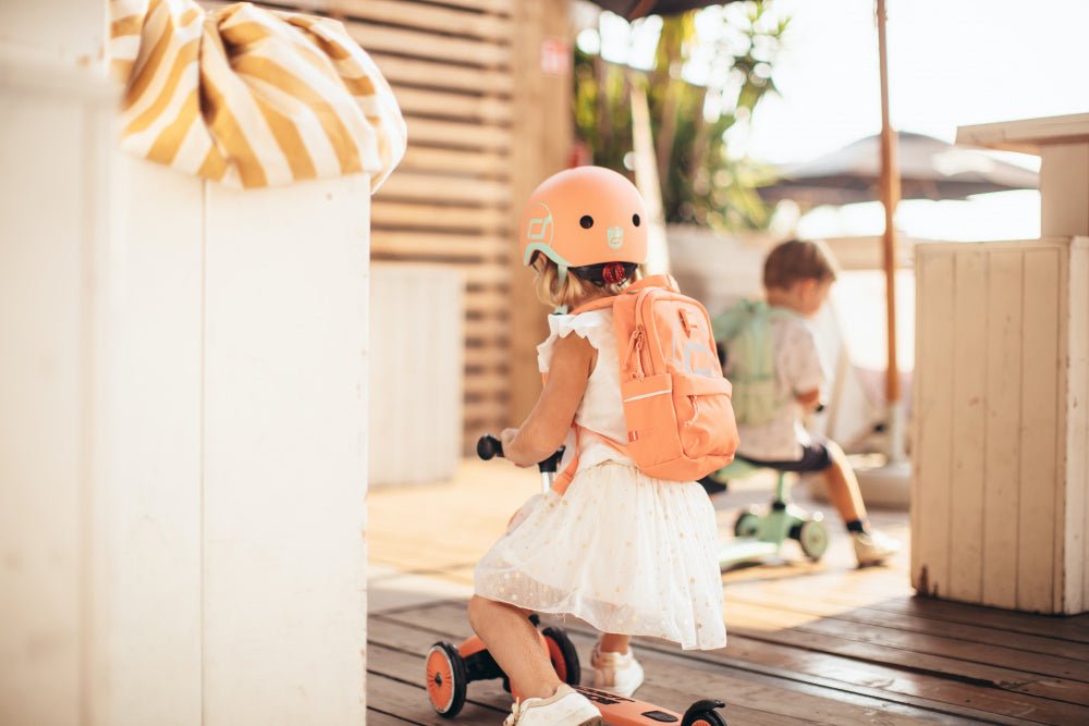 Scoot & Ride - Sykkelhjelm (51-55cm) Peach - Guttelus