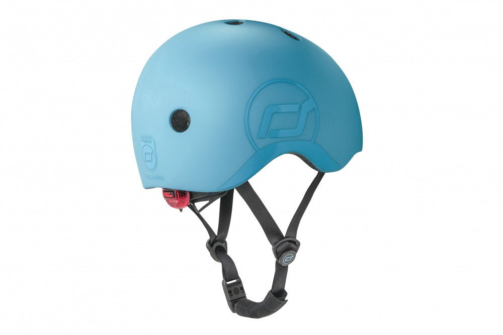 Scoot & Ride - Sykkelhjelm (51-55cm) Steel - Guttelus.no