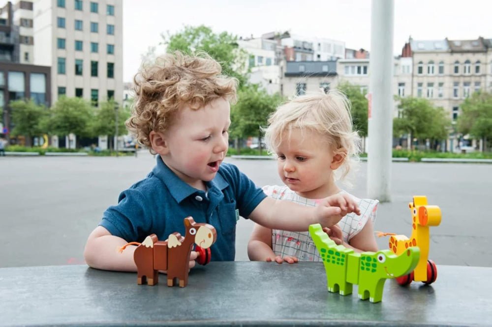 Scratch - Magnetisk byggeleke i tre Zoo - Guttelus