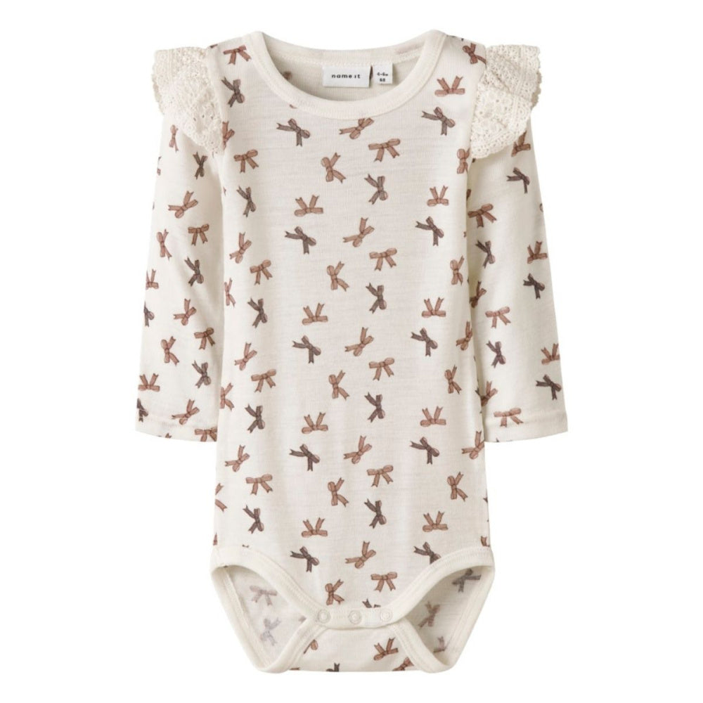 Name It - Body Ull Wang Bows Snow White