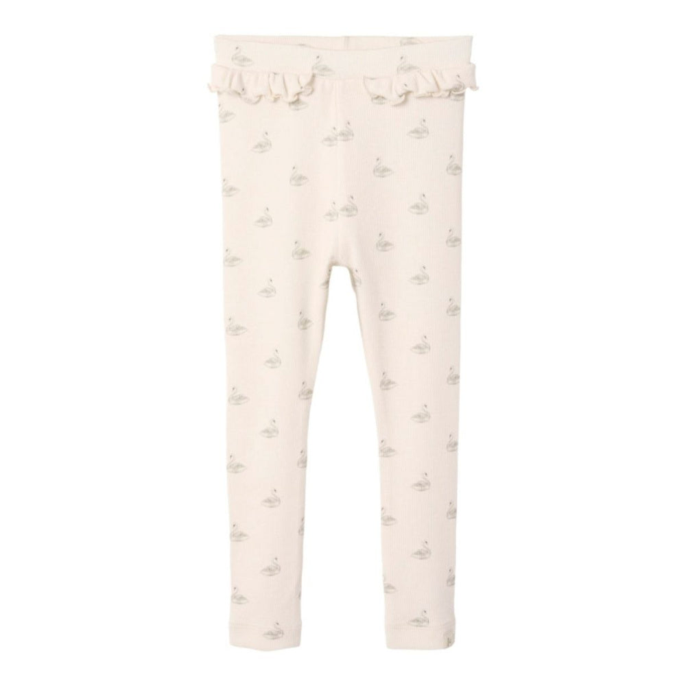 Lil'Atelier - Leggings Gavo Pastel Parchment Swan