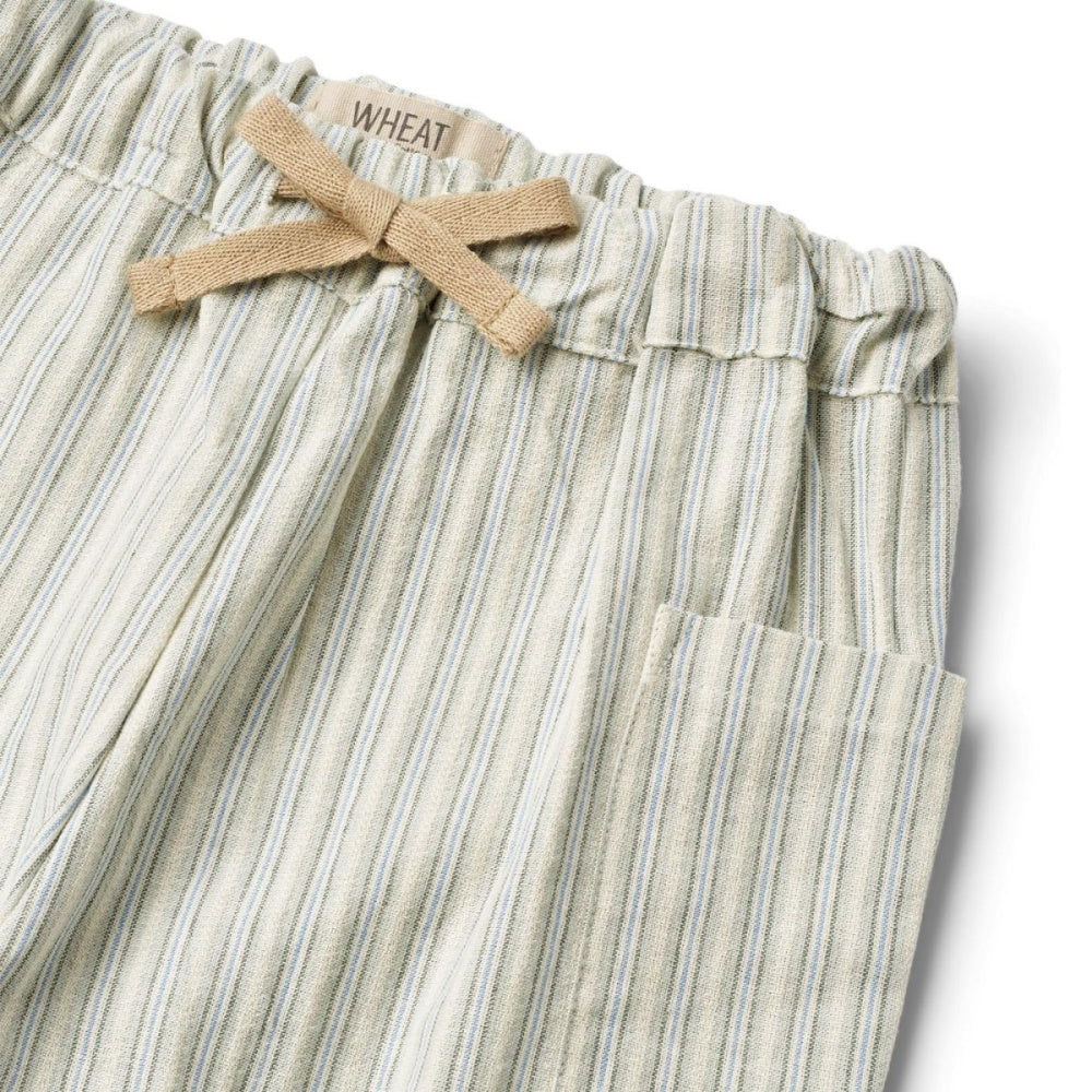 Wheat - Bukse Arne Aquablue Stripe