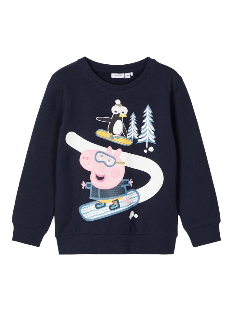 Name It - Genser Sweat Peppa Gris Colbie Dark Sapphire