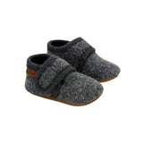 En Fant - Tøfler i Ull Dark Grey Melange