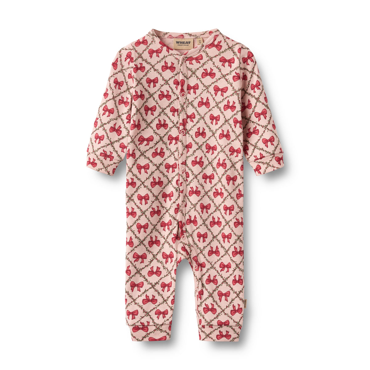 Wheat - Julepysj Baby Nikola Dim Rose Bows