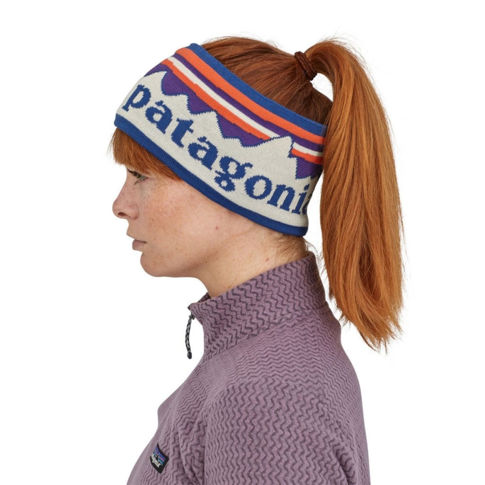 Patagonia - Powder Town Headband Fitz Roy Sunrise Knit: Birch White