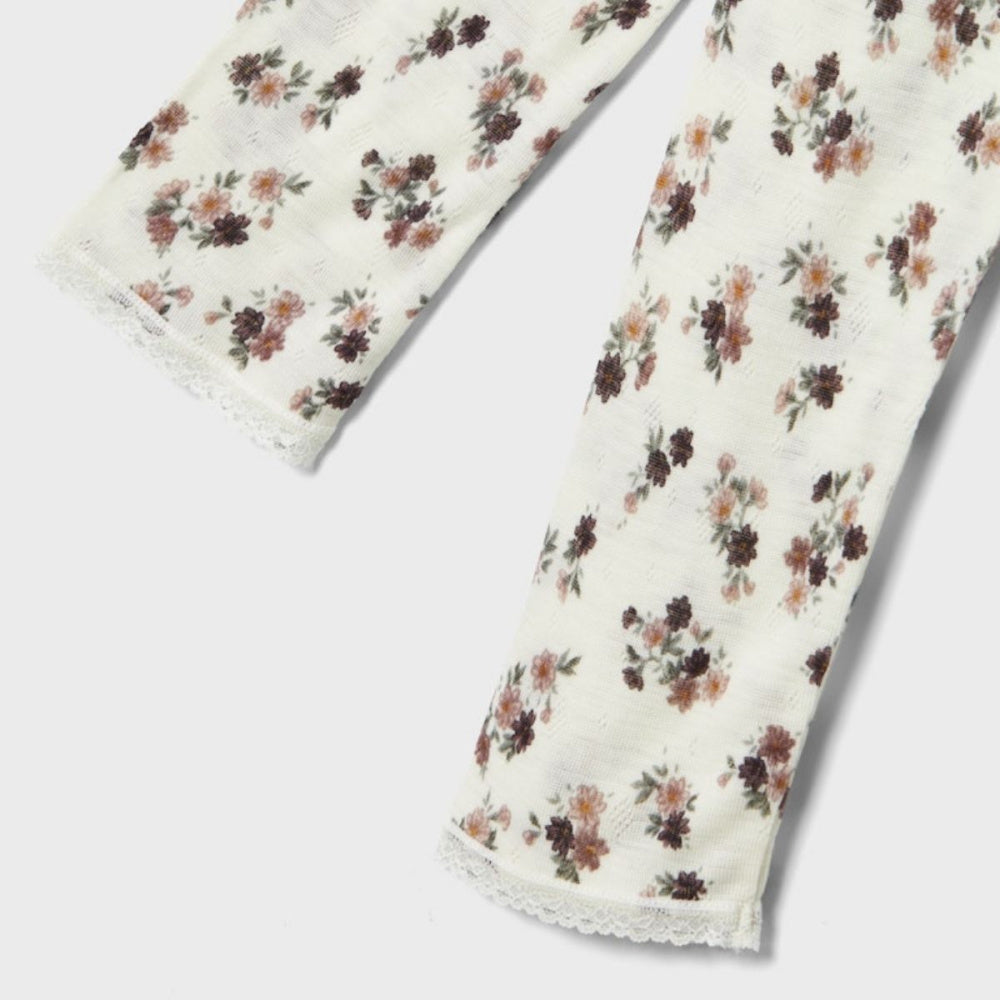 Name It - Longs Ull Jr Wang Flowers Snow White AOP