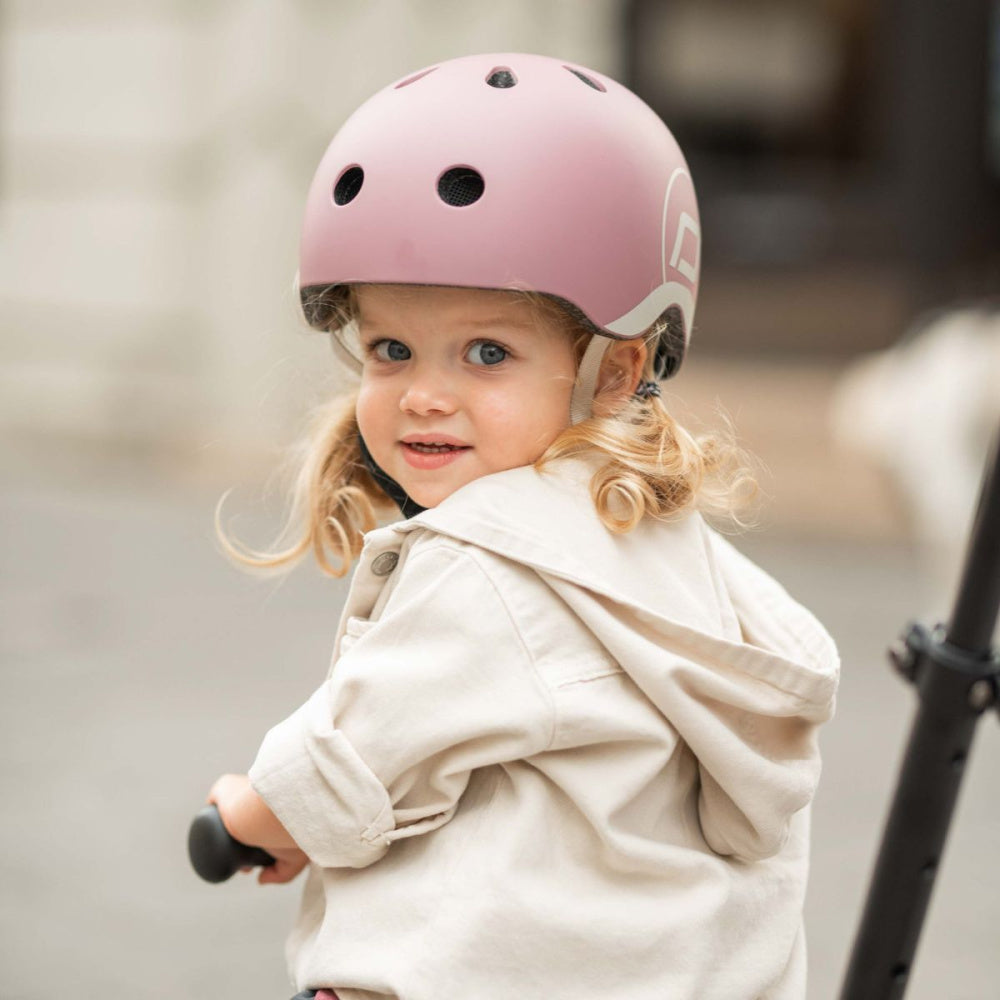 Scoot & Ride - Sykkelhjelm (45-51cm) Wildberry