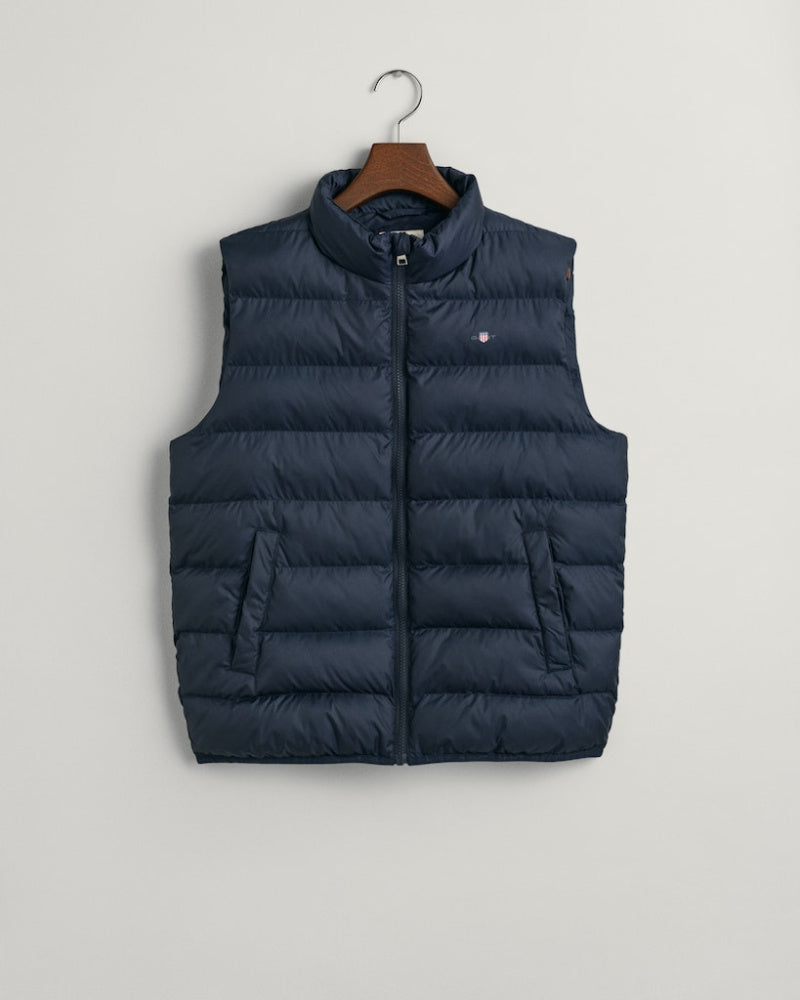 Gant - Vest Vattert Shield Evening Blue
