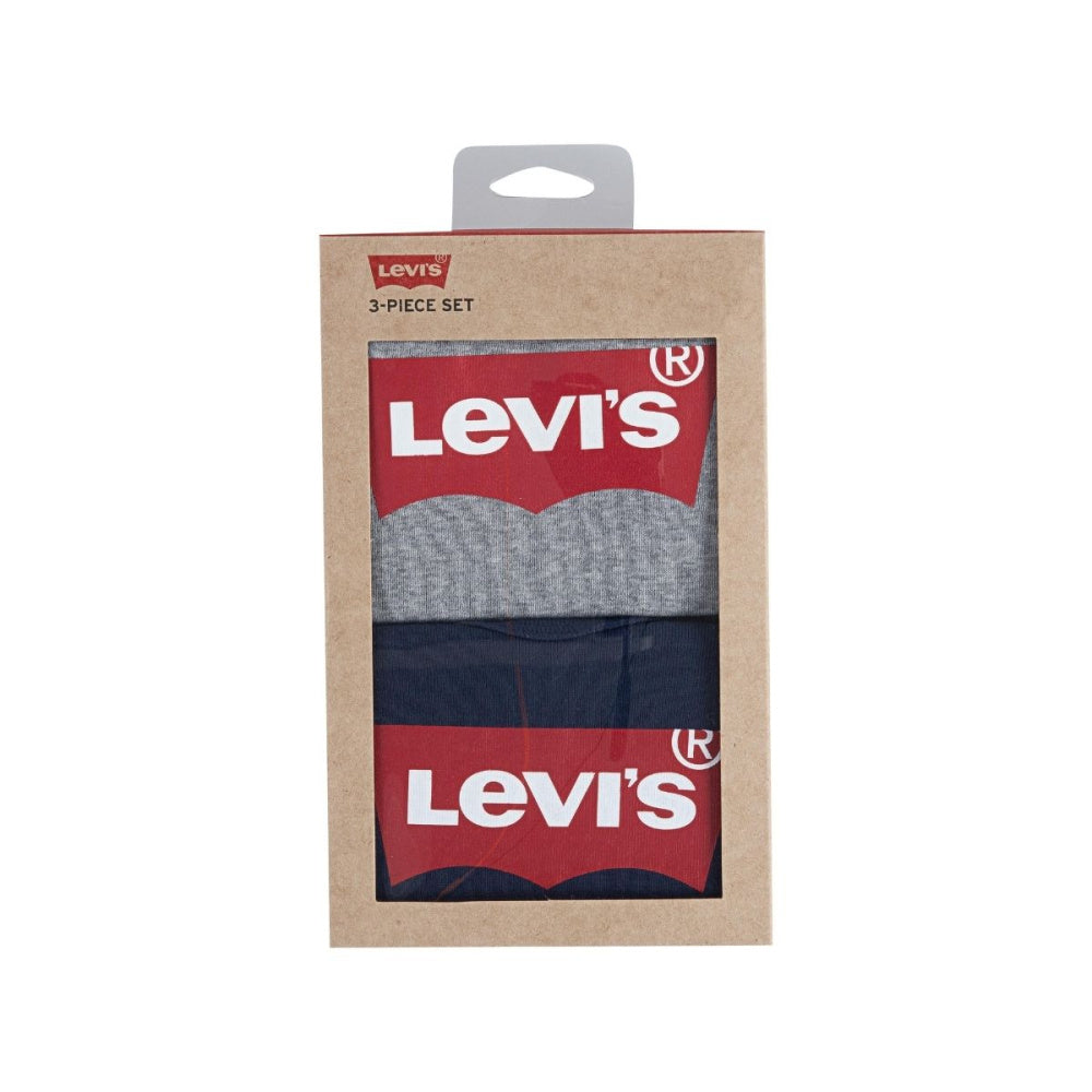 Levi's - Body 2-pk Kortermet Batwing Grey Heather/ Dress Blues