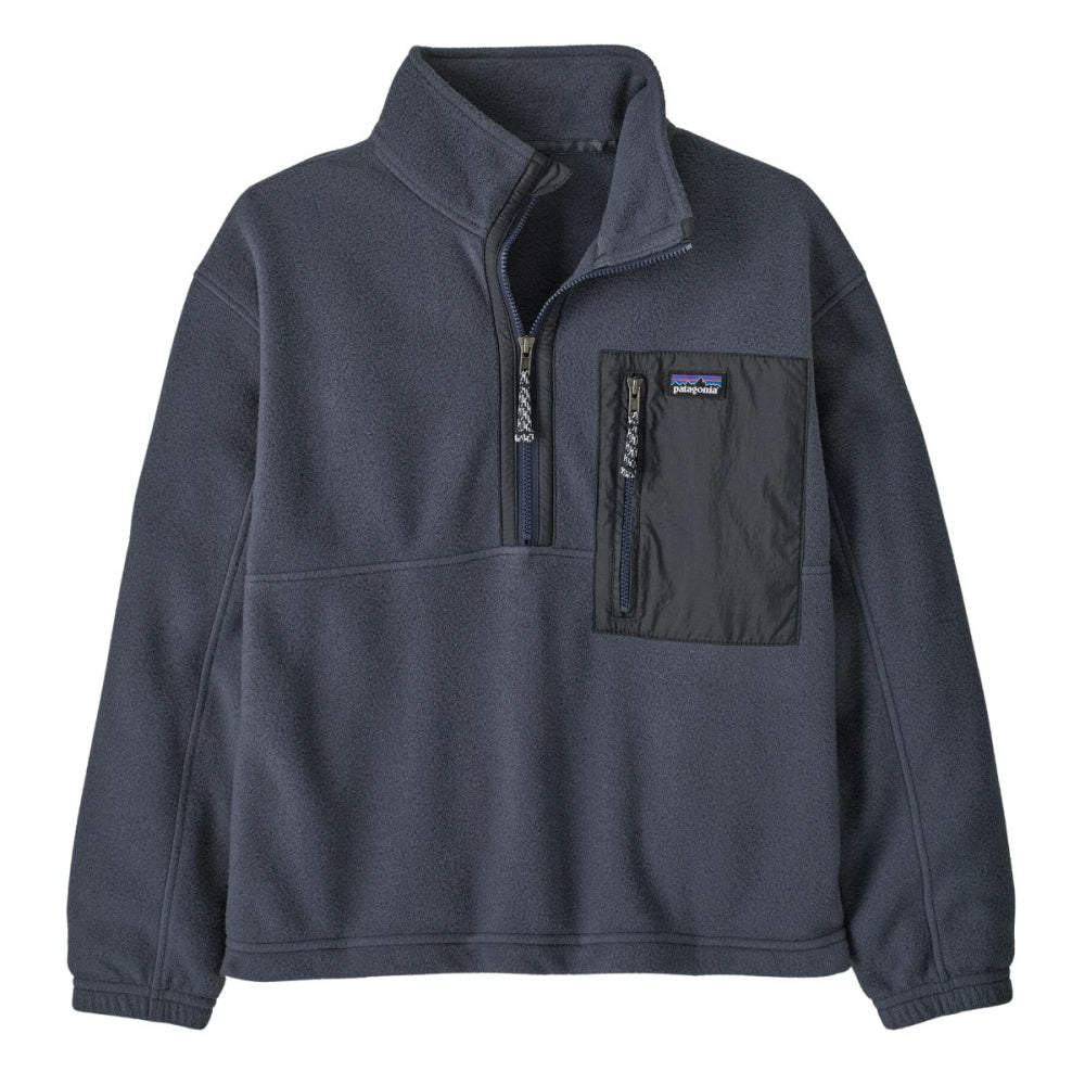 Patagonia - Kids Microdini 1/2-Zip Fleece Pullover Smolder Blue