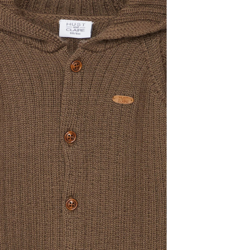 Hust and Claire - Heldress Ulldress Strikket Murri Coffee