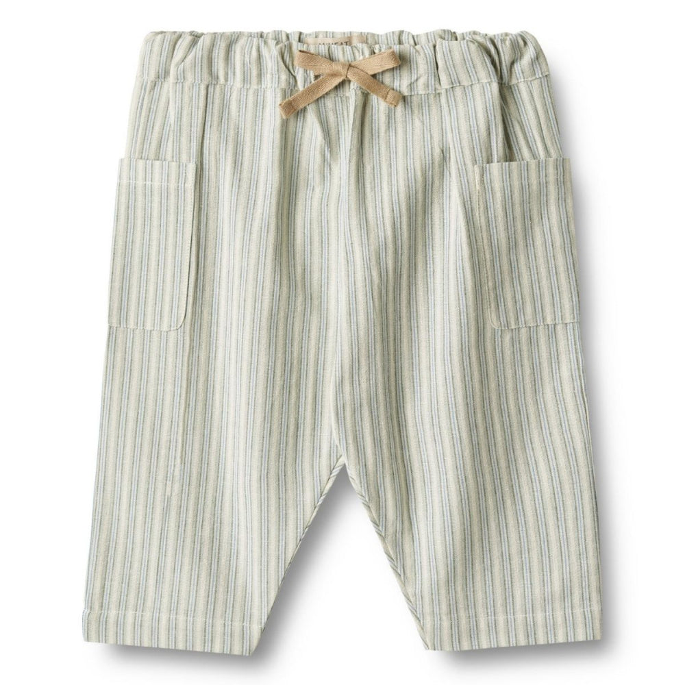 Wheat - Bukse Arne Aquablue Stripe