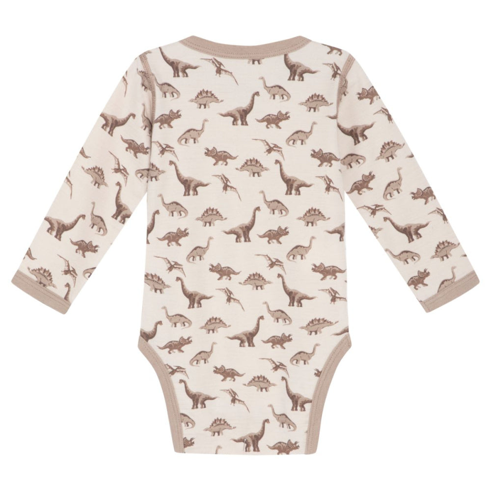 Hust and Claire - Body Ull og Bambus Baloo Dino Mocha