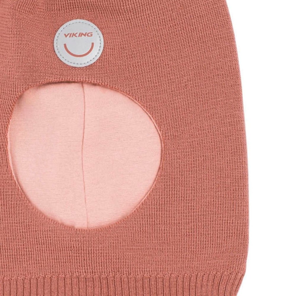 Viking - Balaclava i Ull Alv Pink - Guttelus.no