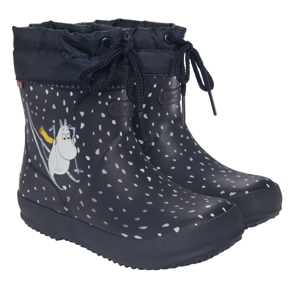 Viking - Gummistøvler Alv Indie Warm Moomin Navy - Guttelus.no