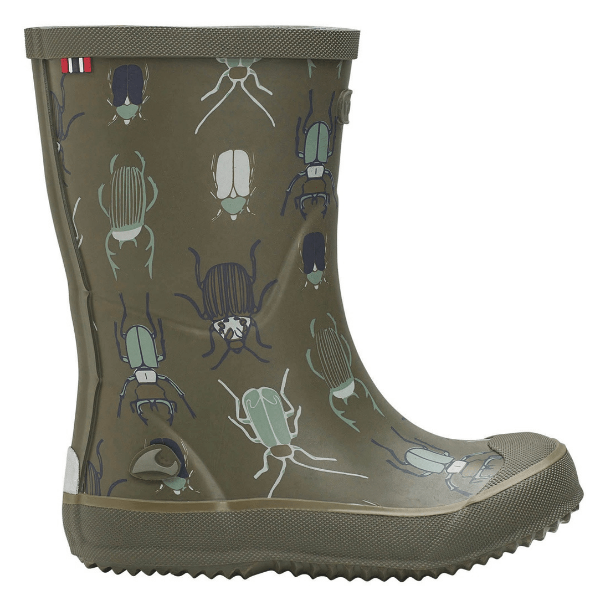Viking - Gummistøvler Indie Print Khaki/ Linen - Guttelus.no