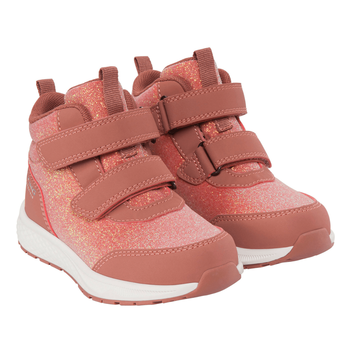 Viking - Overgangssko Bouncy Glitter Mid WP 2V Rosa - Guttelus.no