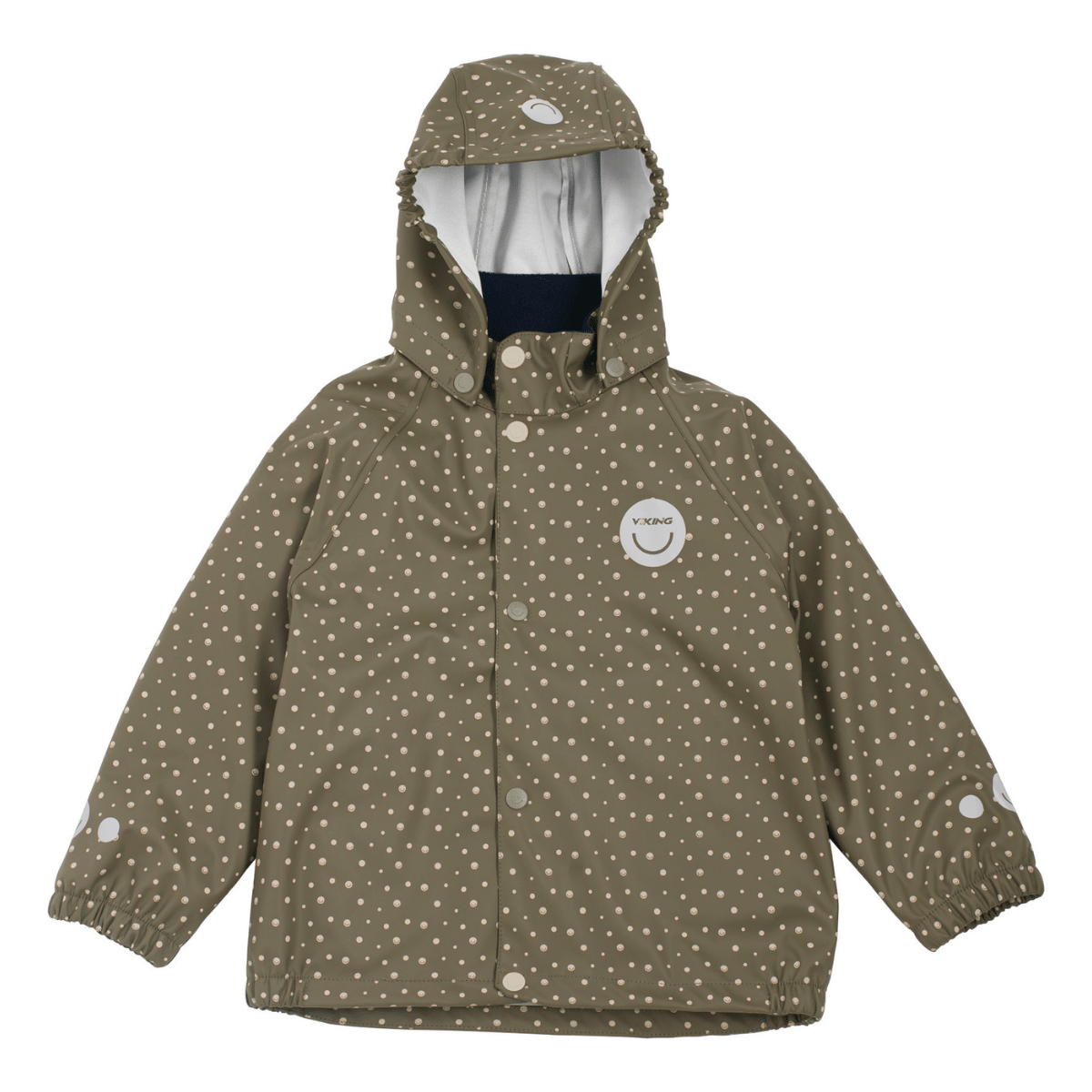 Viking - Regnsett Jolly Print Olive - Guttelus.no