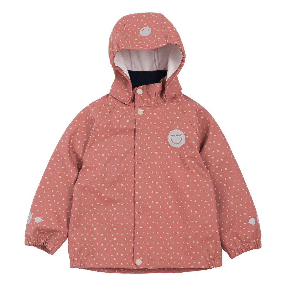 Viking - Regnsett Jolly Print Pink - Guttelus.no