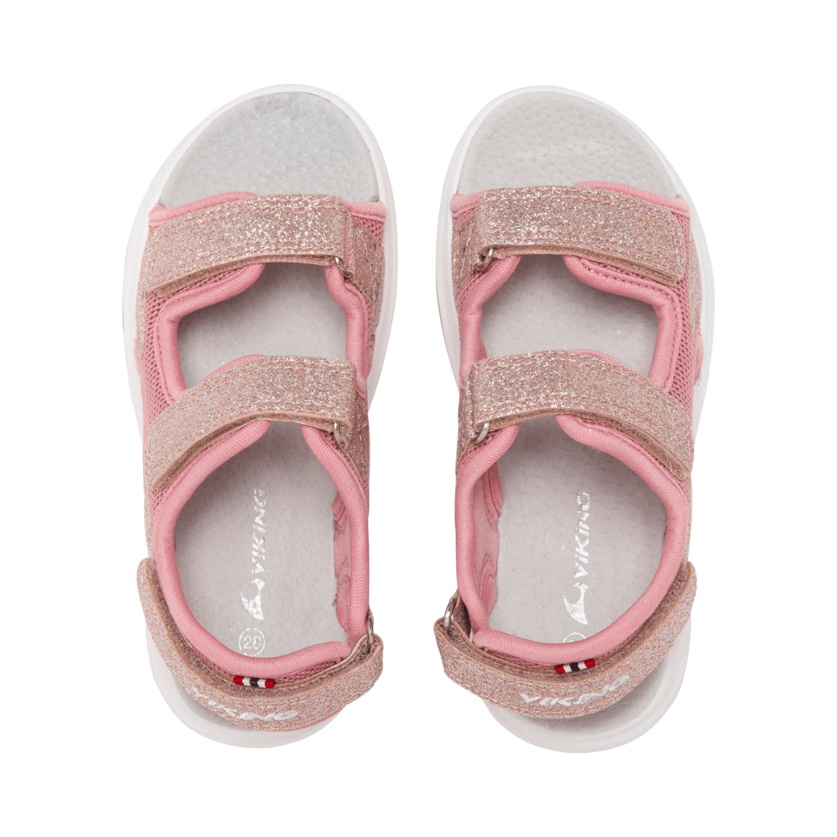 Viking - Sandal Anchor Glitter 3V Light Pink - Guttelus.no
