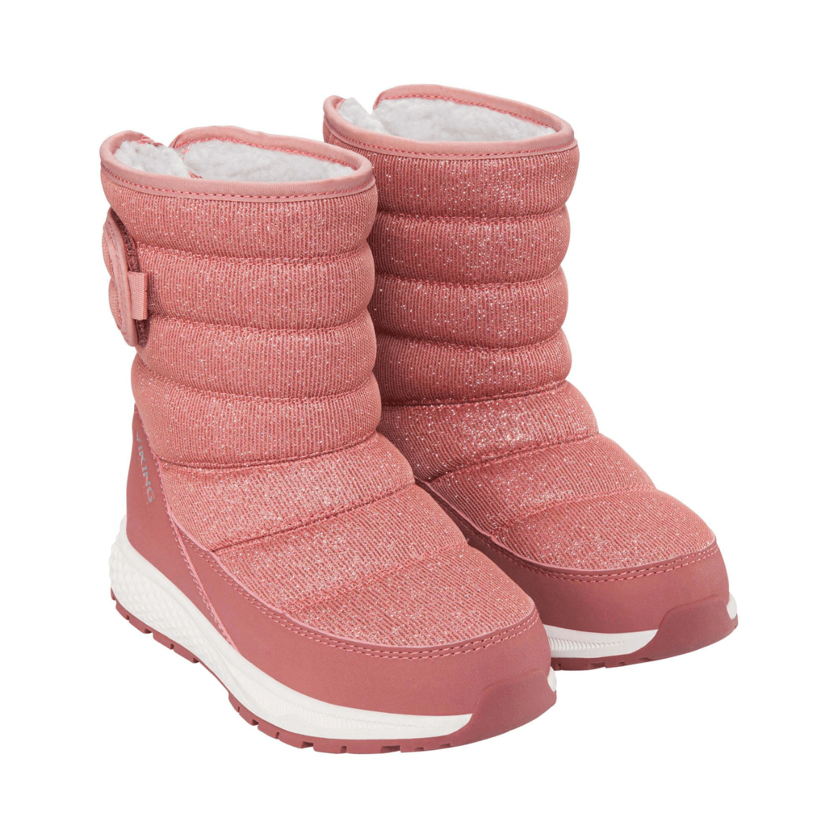 Viking - Vintersko Equip Glitter Warm WP Pull-on Pink - Guttelus.no