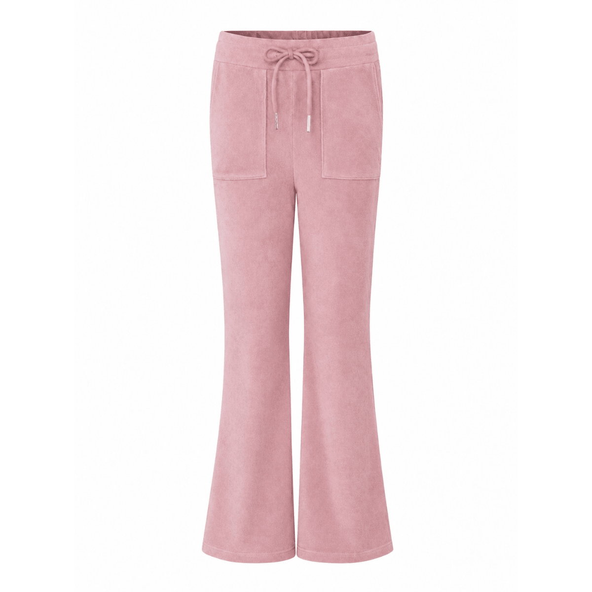 Vilje & Ve - Bukse i Velour Hermine Soft Pink - Guttelus