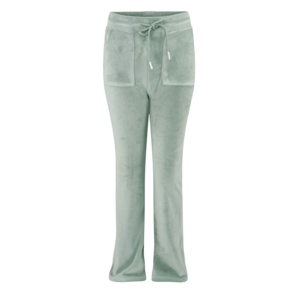 Vilje & Ve - Bukse Velour Hermine Green - Guttelus.no