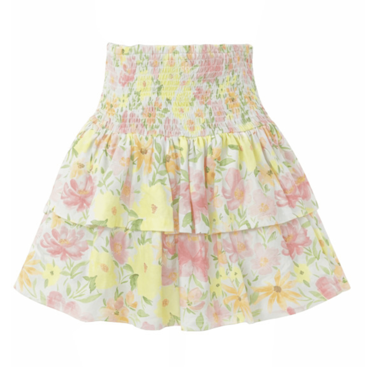 Vilje & Ve - Skjørt med Print Milla Yellow - Guttelus.no