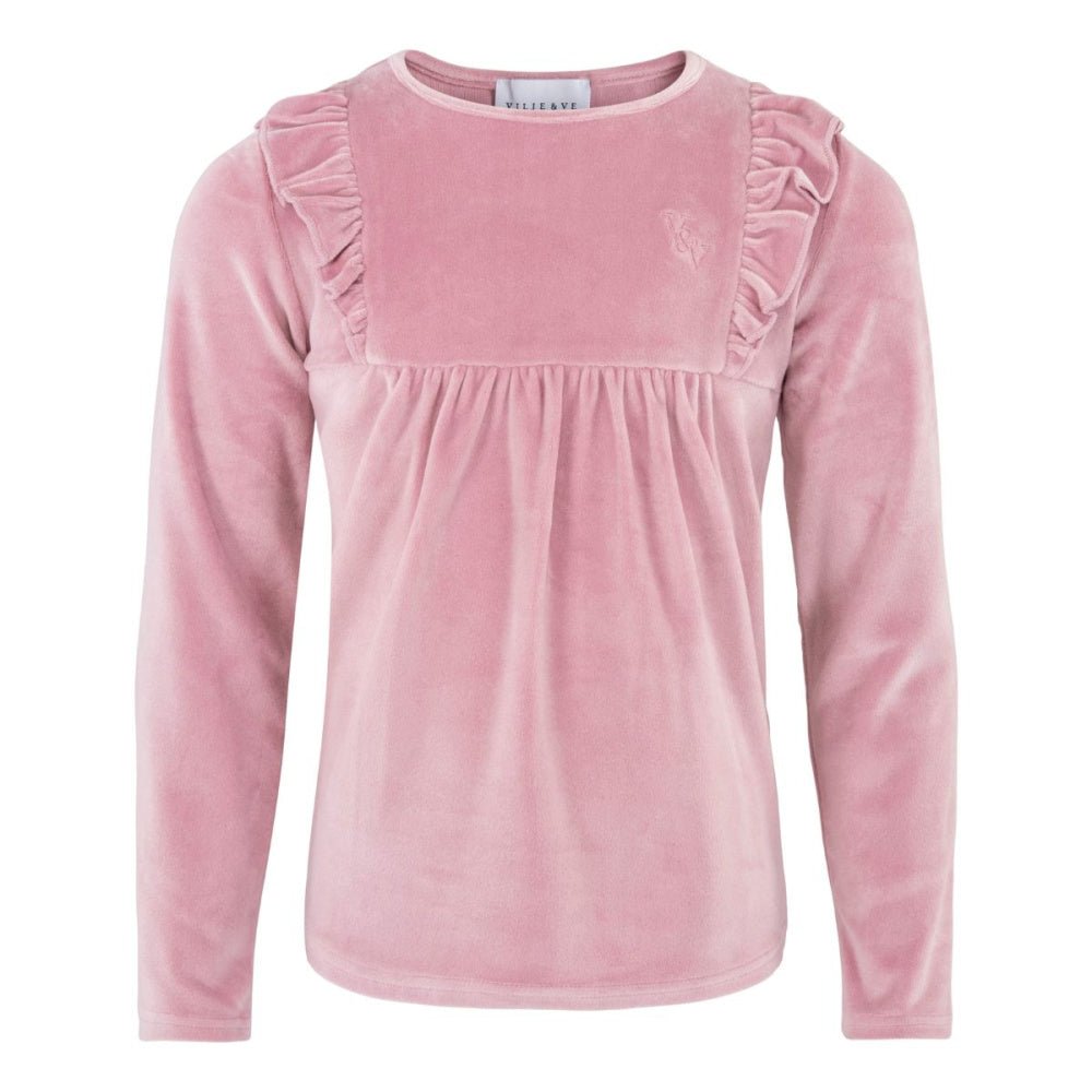 Vilje & Ve - Velourgenser Juliane Blush Rose - Guttelus.no