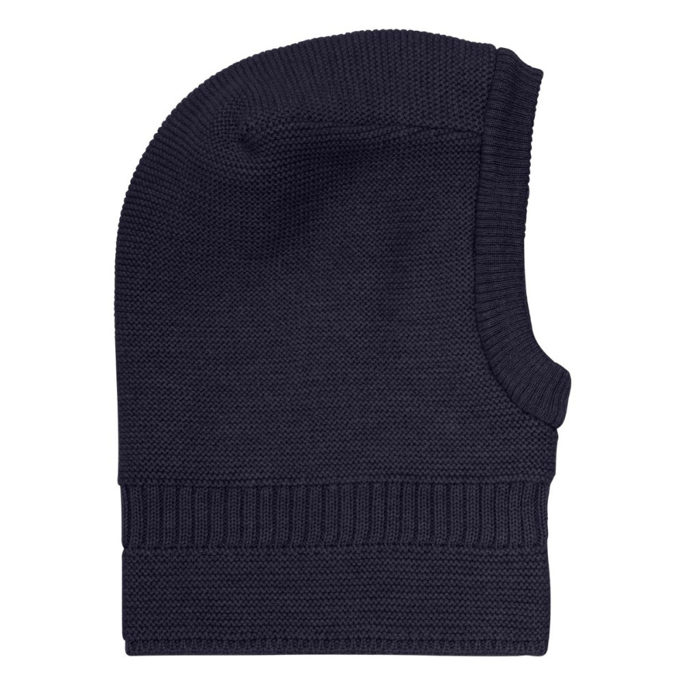 Huttelihut - Balaclava Strikket Ull Dark Navy