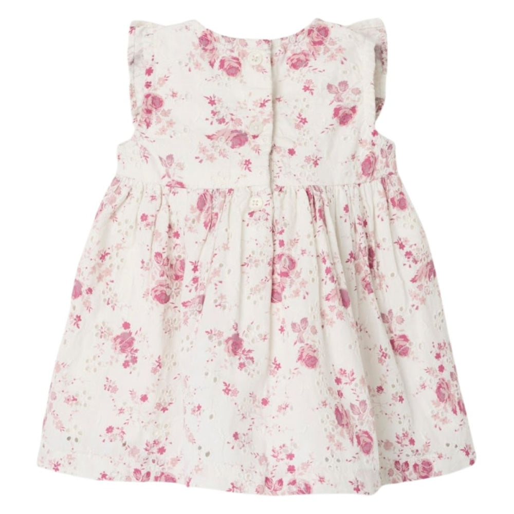 Name It - Kjole Baby Embroder Cloud Dancer