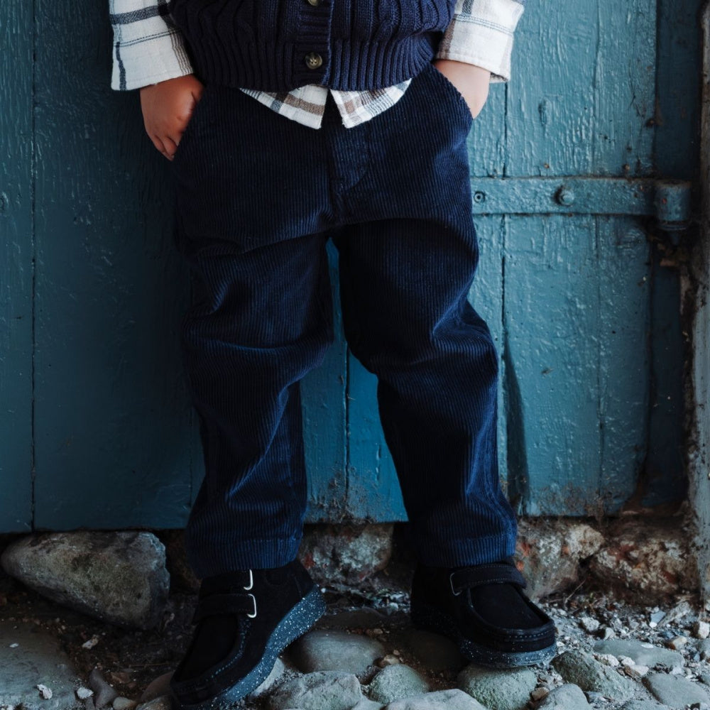 Hust and Claire - Bukse Tage Corduroy More Navy