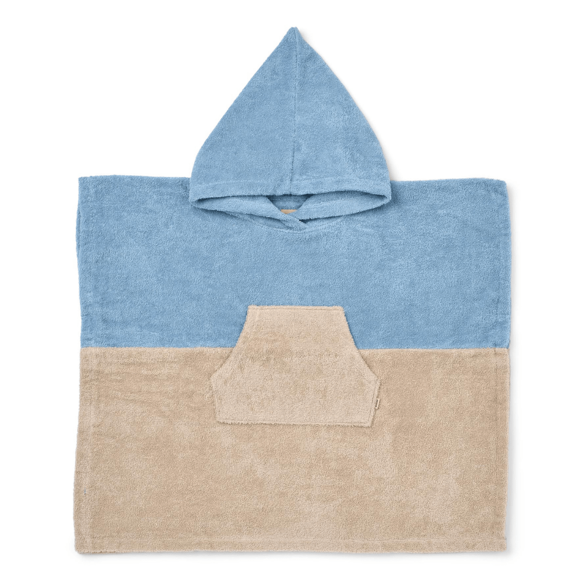 Wheat - Badeponcho Terry Blue Summer - Guttelus.no
