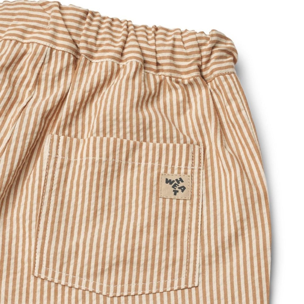Wheat - Bukse Sasha Caramel Stripe - Guttelus