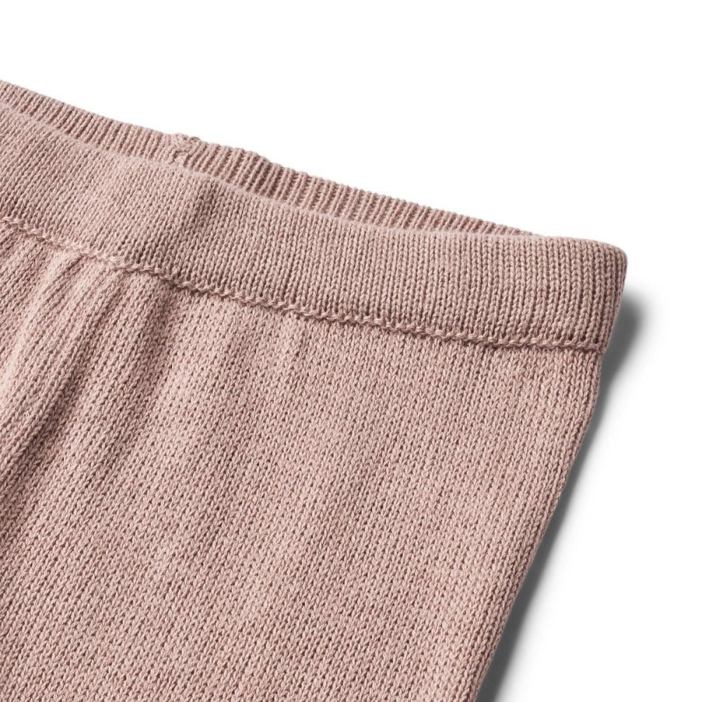 Wheat - Bukse Strikket Neel Dry Rose - Guttelus