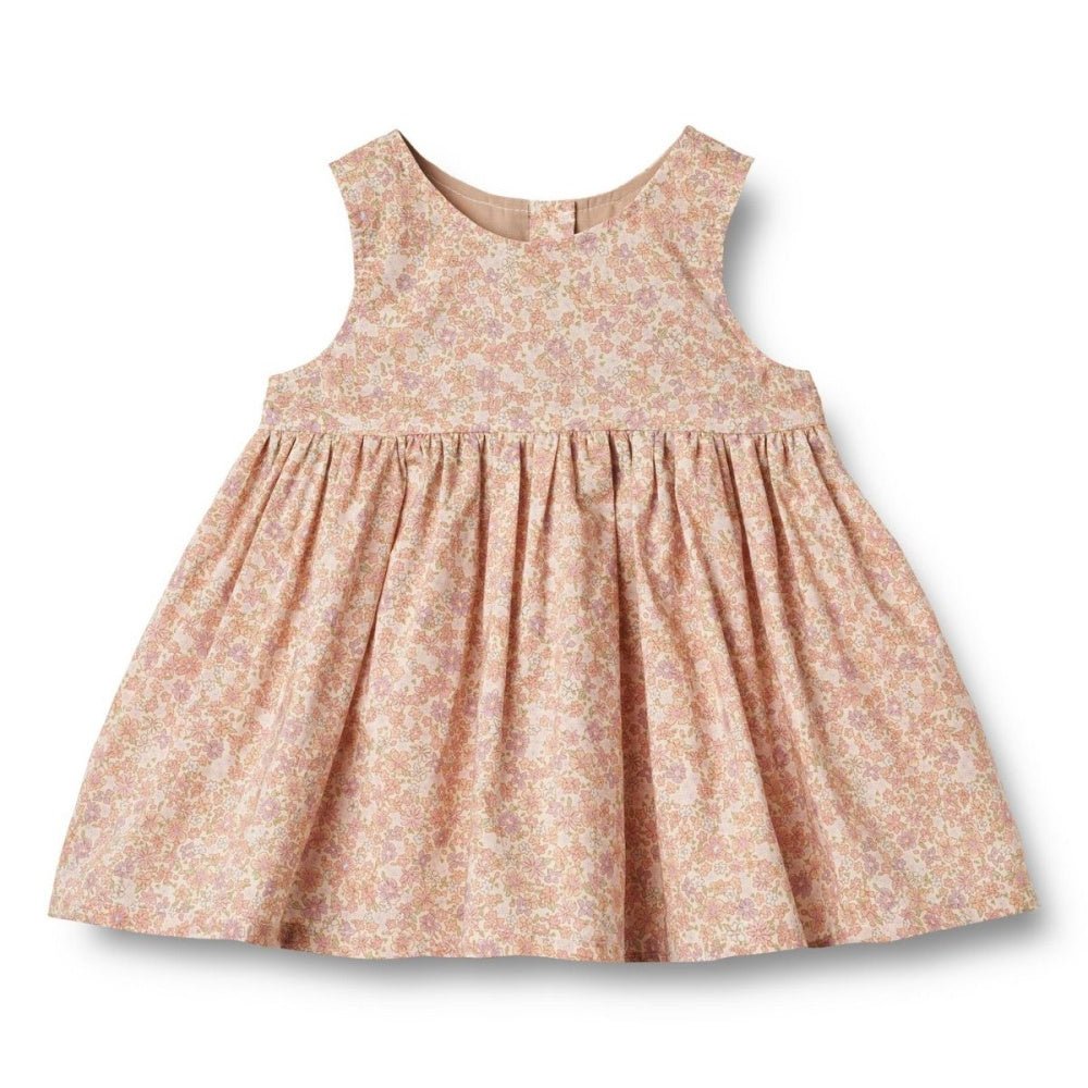Wheat - Kjole Baby Sienna Lilac Flowers - Guttelus