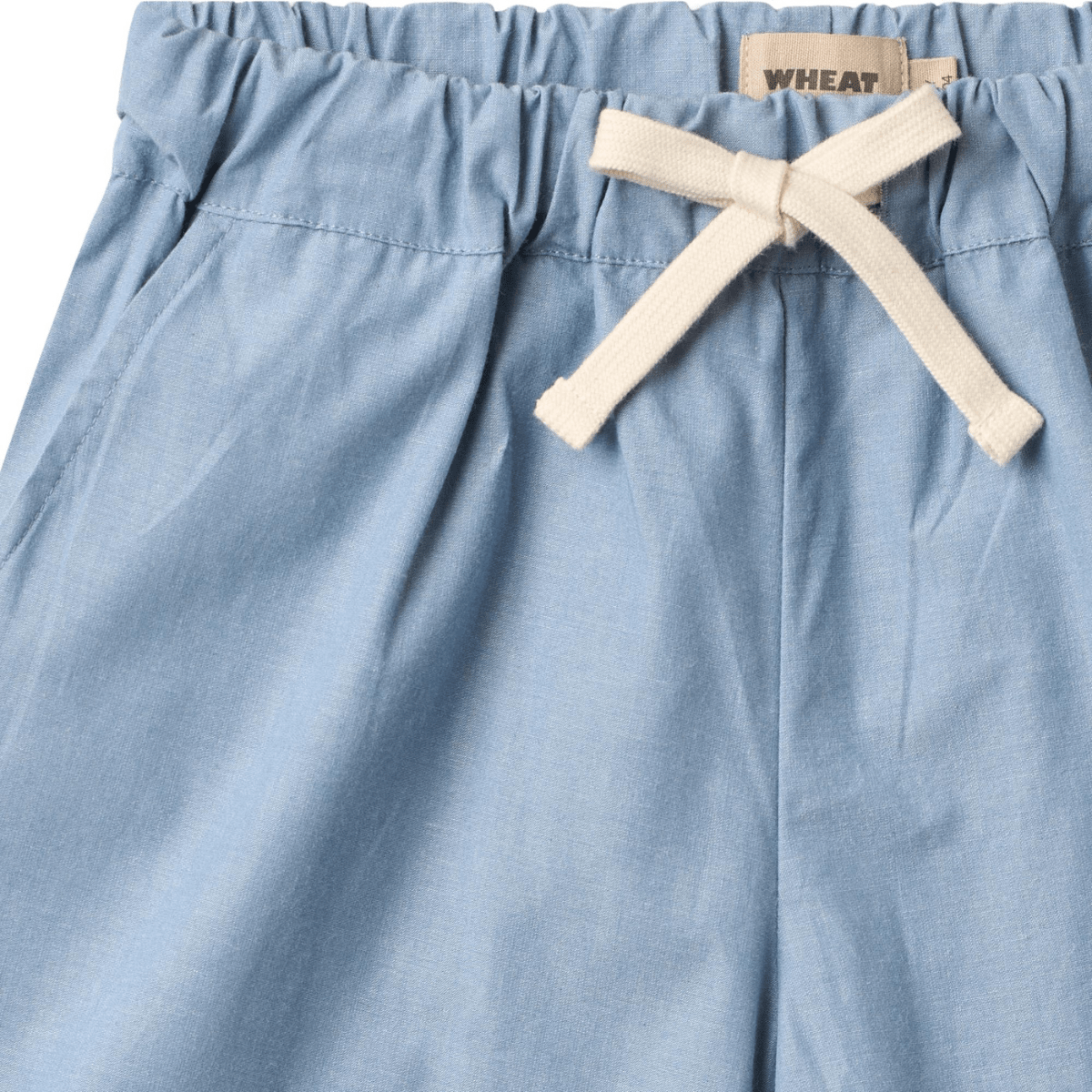 Wheat - Shorts Cuba Blue Chambrey - Guttelus.no