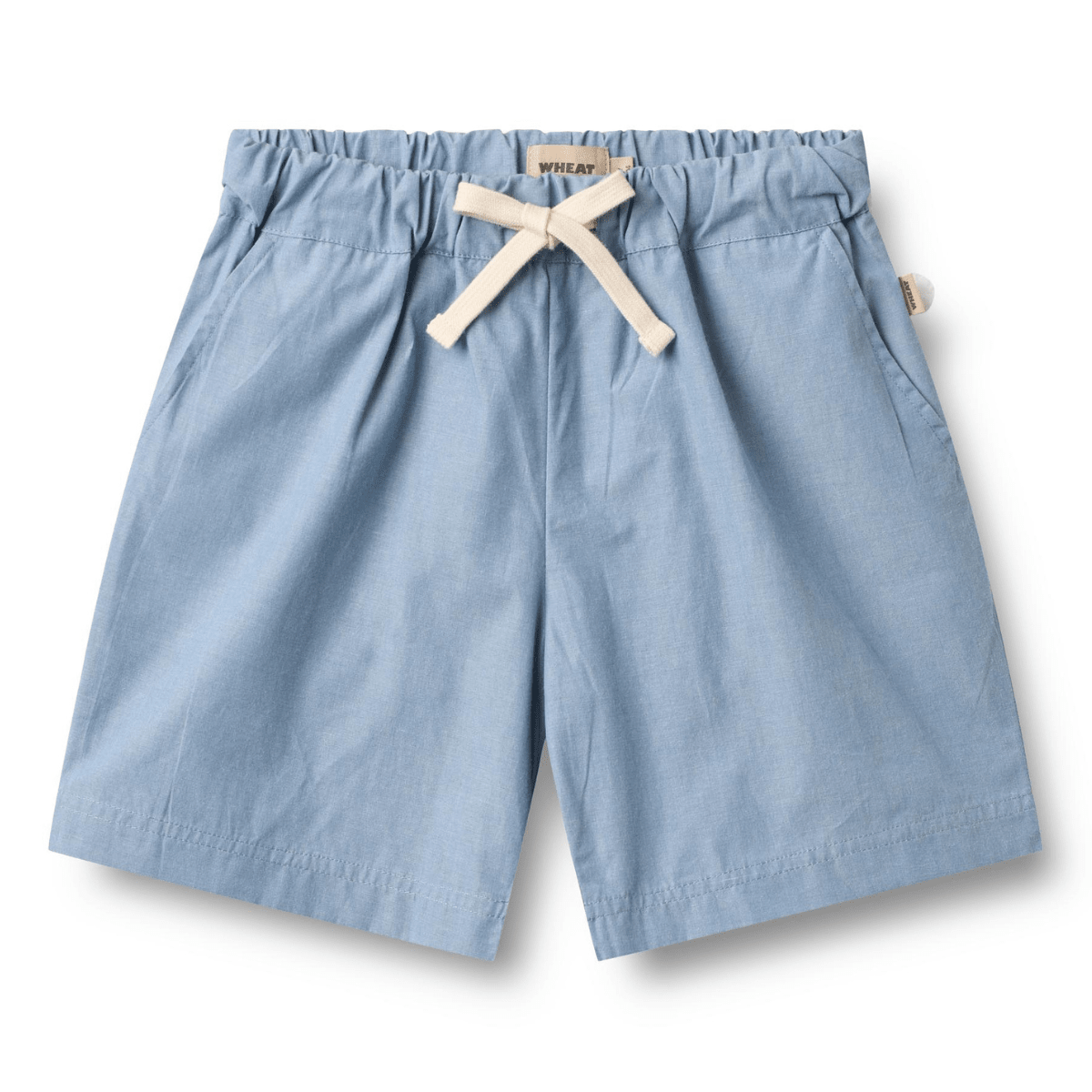 Wheat - Shorts Cuba Blue Chambrey - Guttelus.no